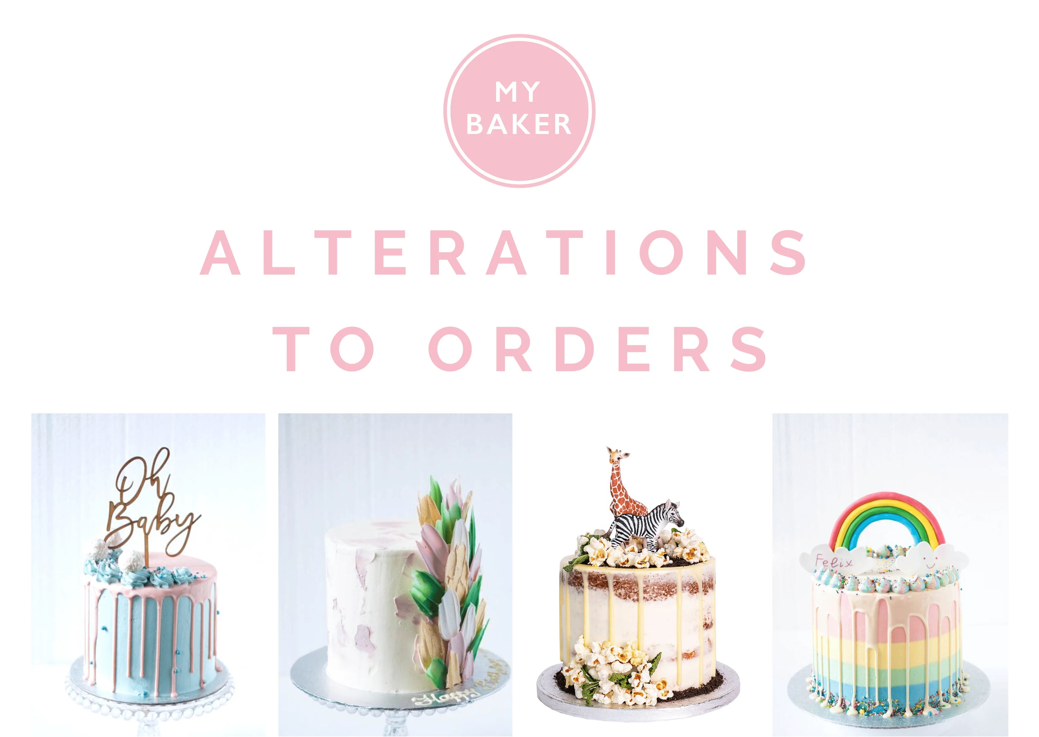 Alterations to orders