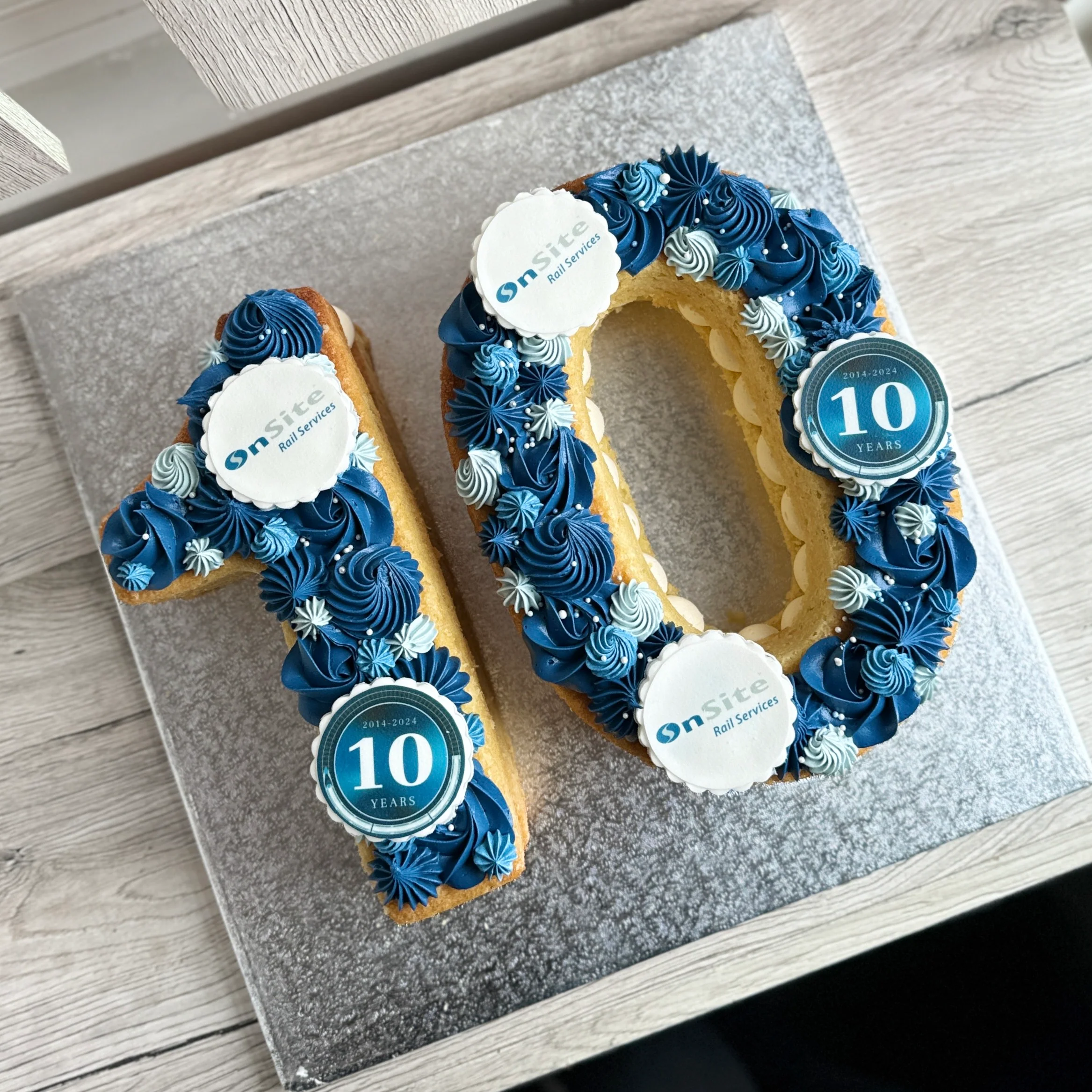 Corporate Double Digit Choose Your Number Cake - Image 3