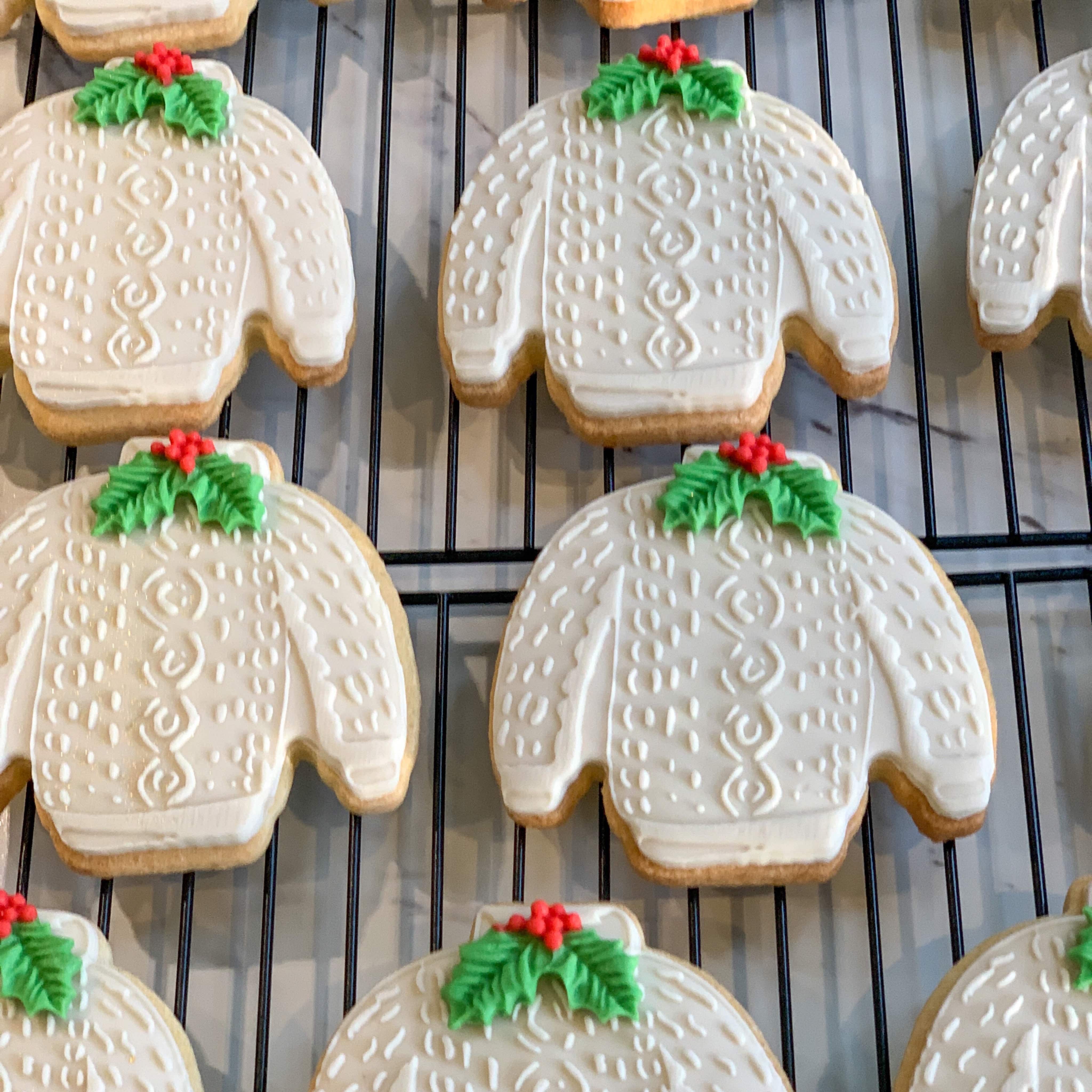 Christmas Jumper Decorated Cookies