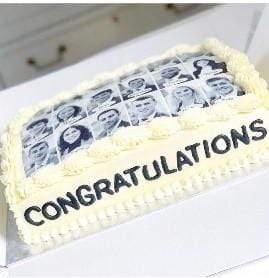 Corporate Large Rectangular Edible Image Cake (Feeds 48) - Image 3