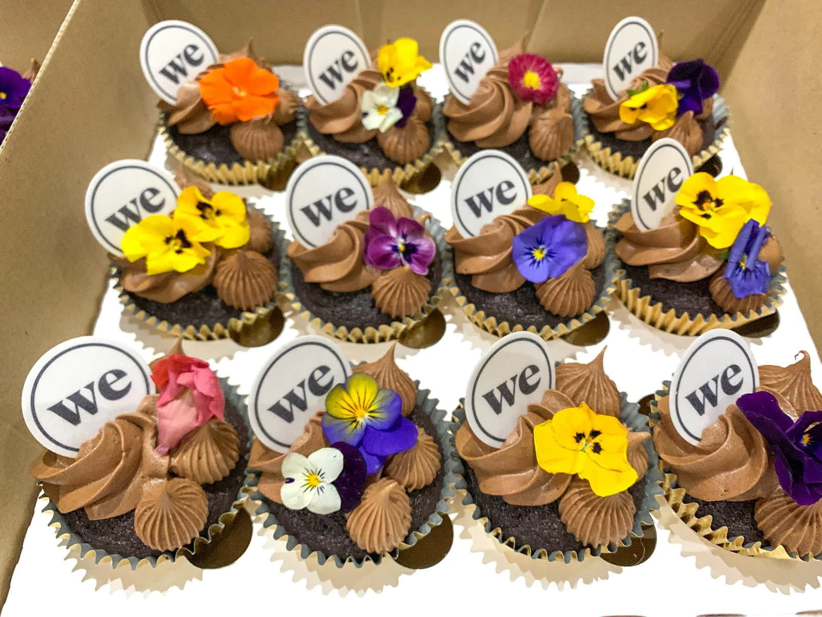 Logo Branded Floral Cupcakes - Image 10