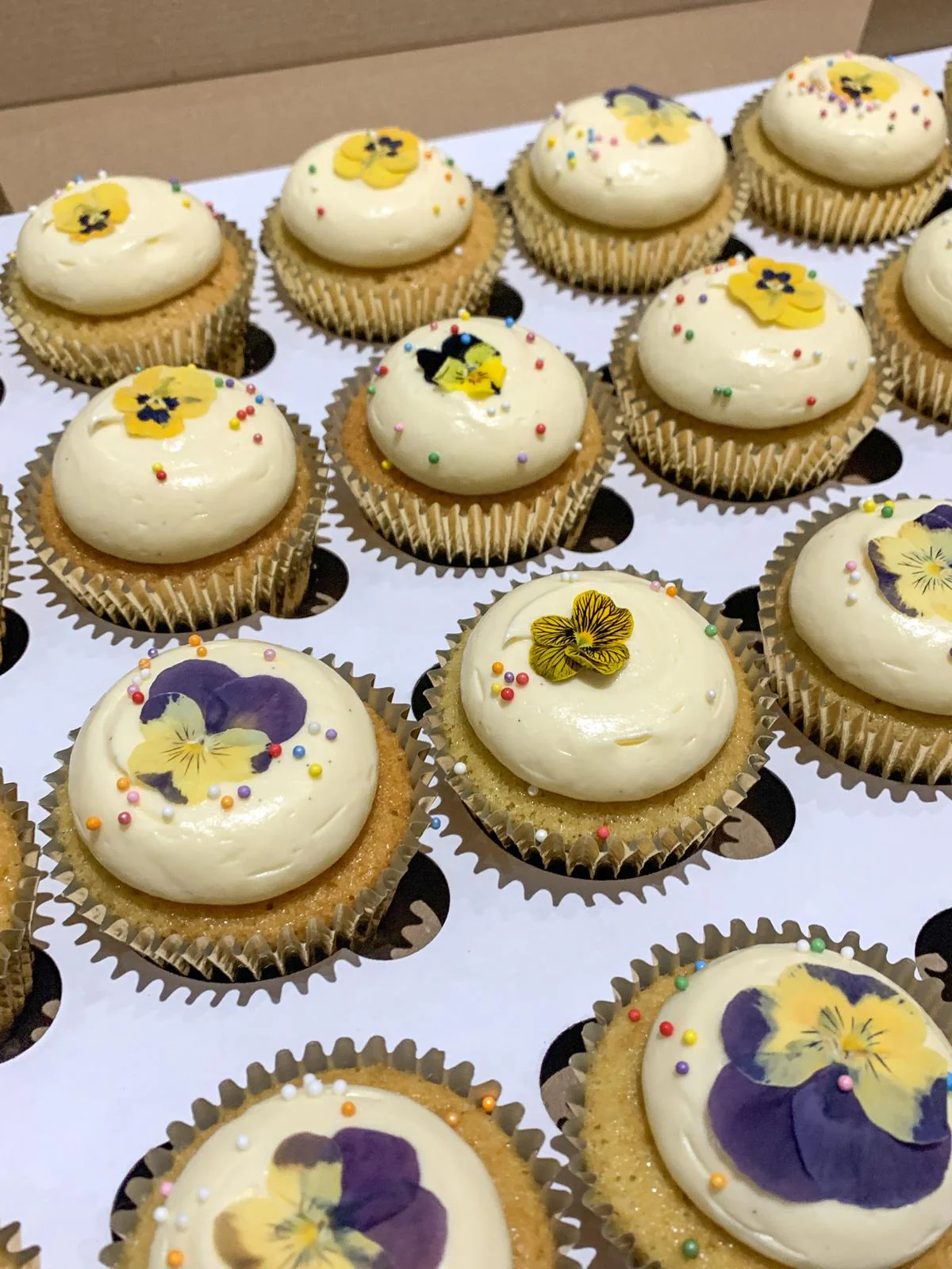 Logo Branded Floral Cupcakes - Image 11