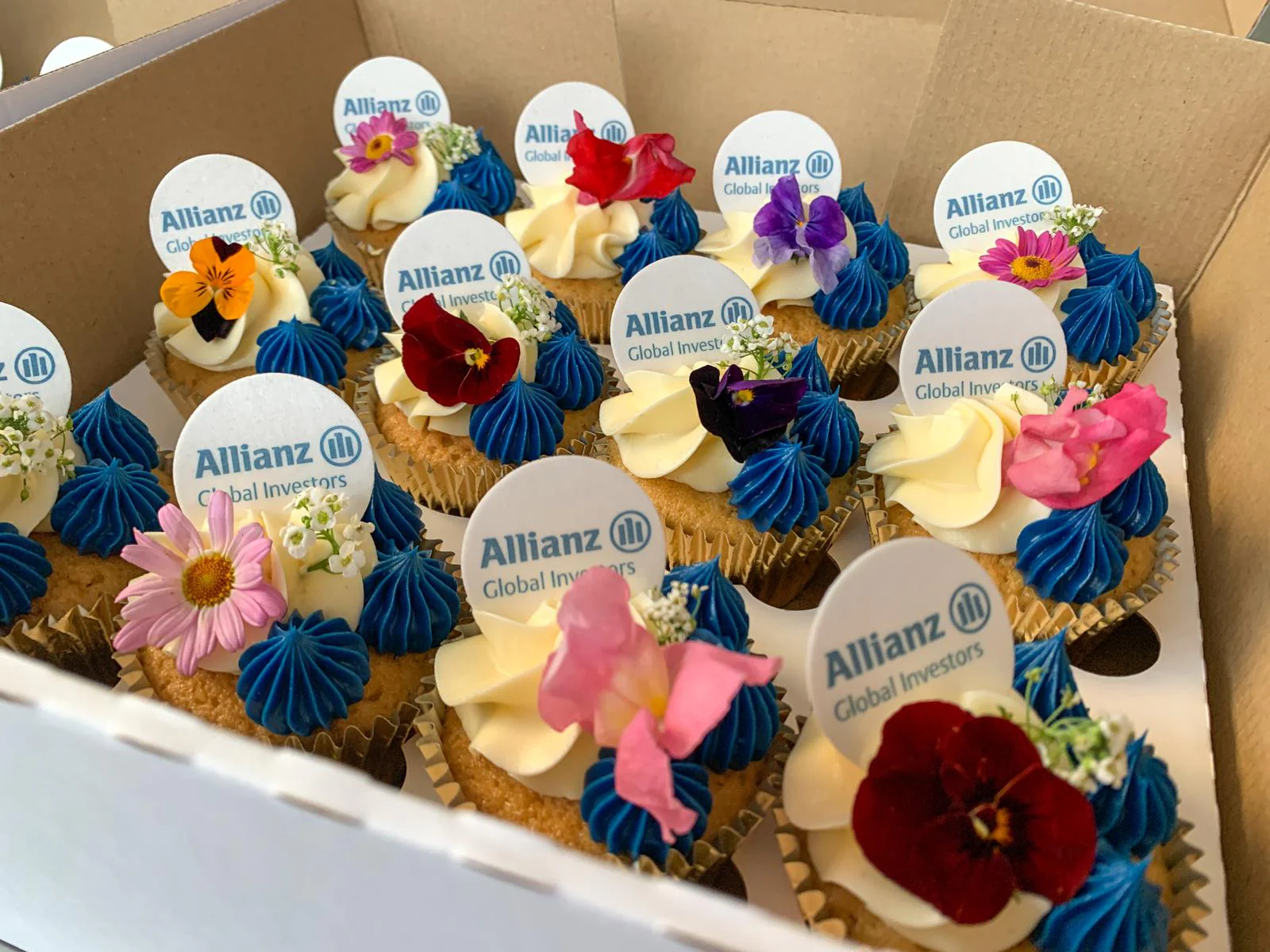Logo Branded Floral Cupcakes - Image 6