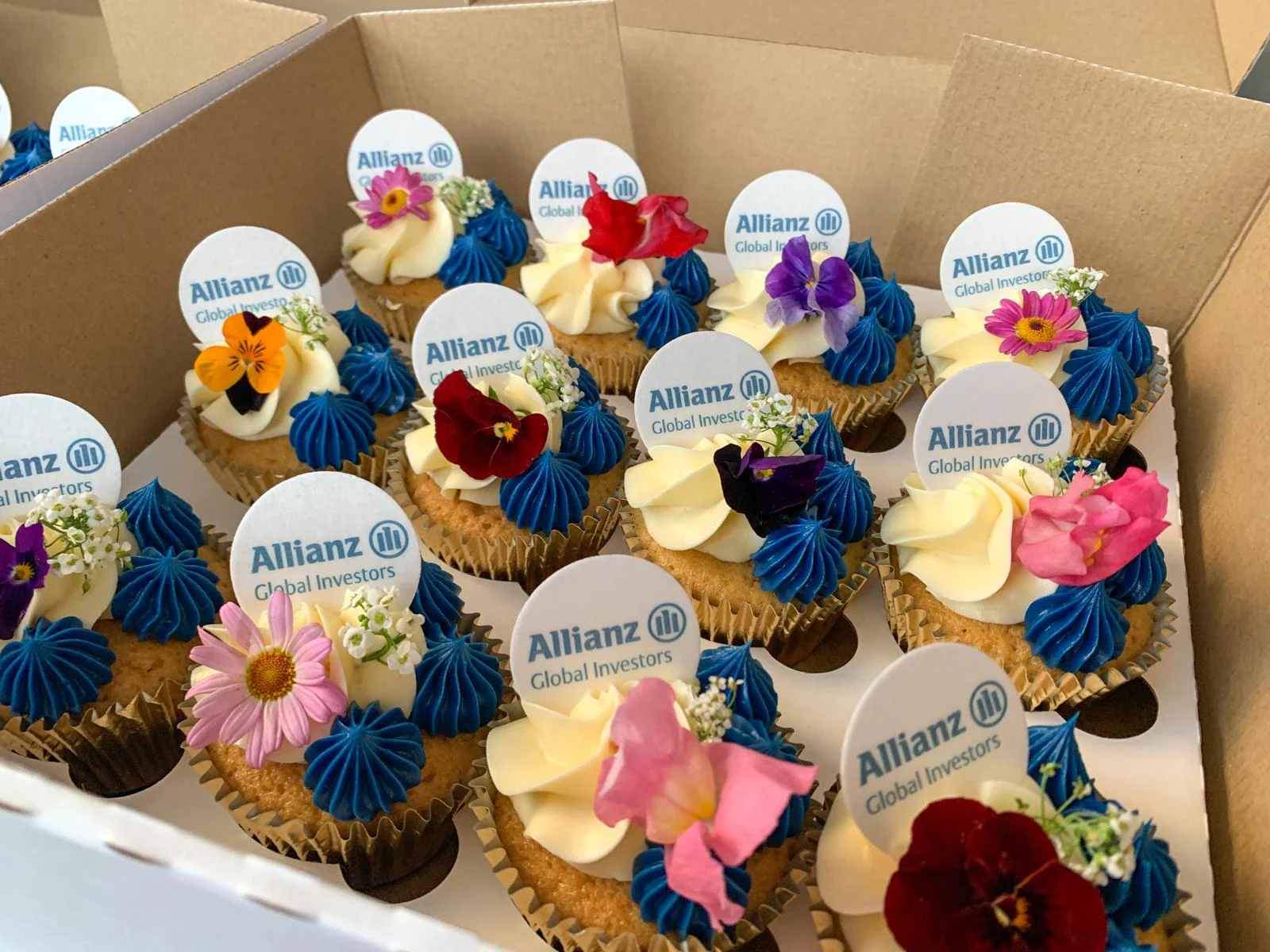 Logo Branded Floral Cupcakes - Image 7