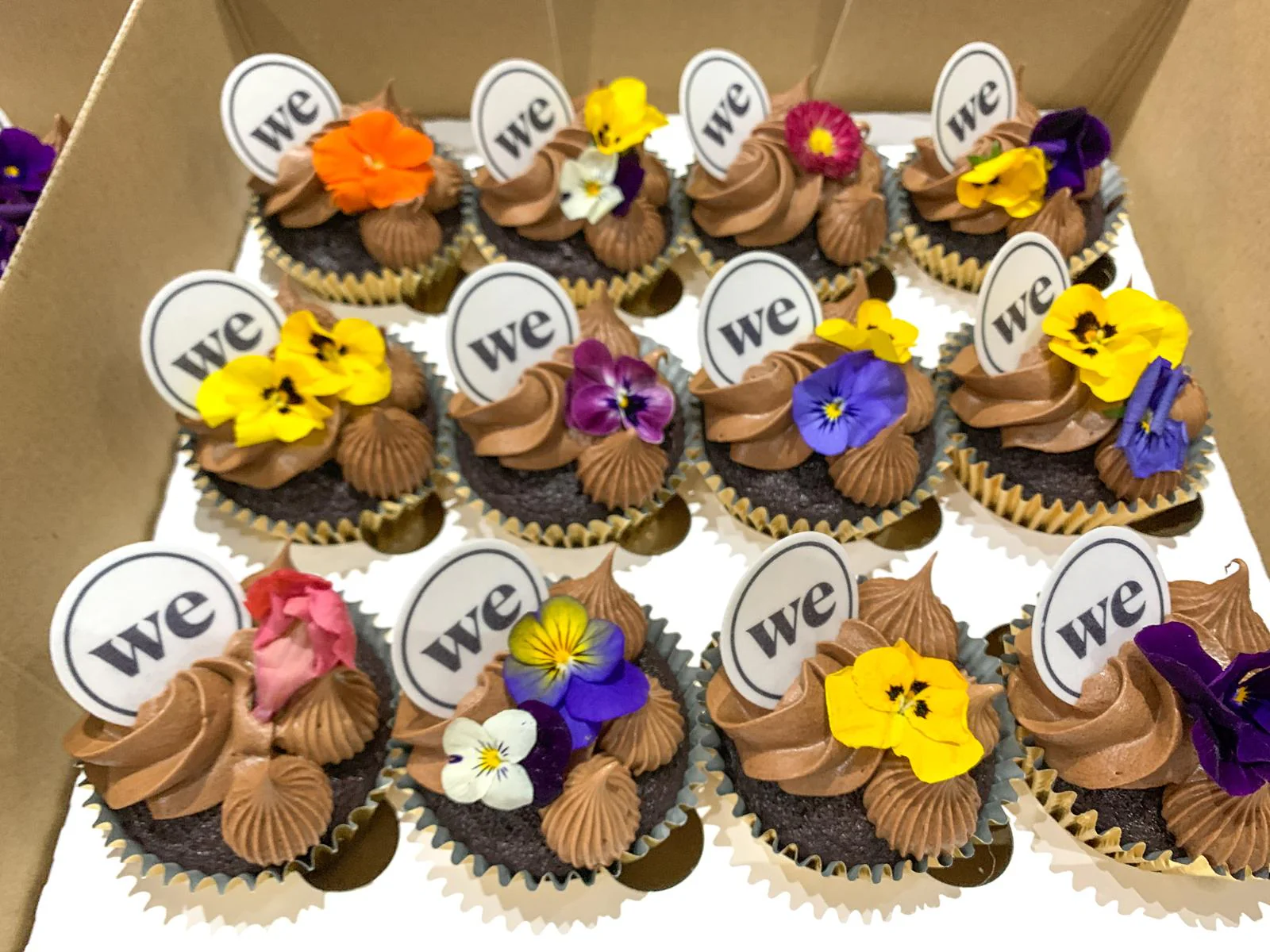 Logo Branded Floral Cupcakes - Image 8