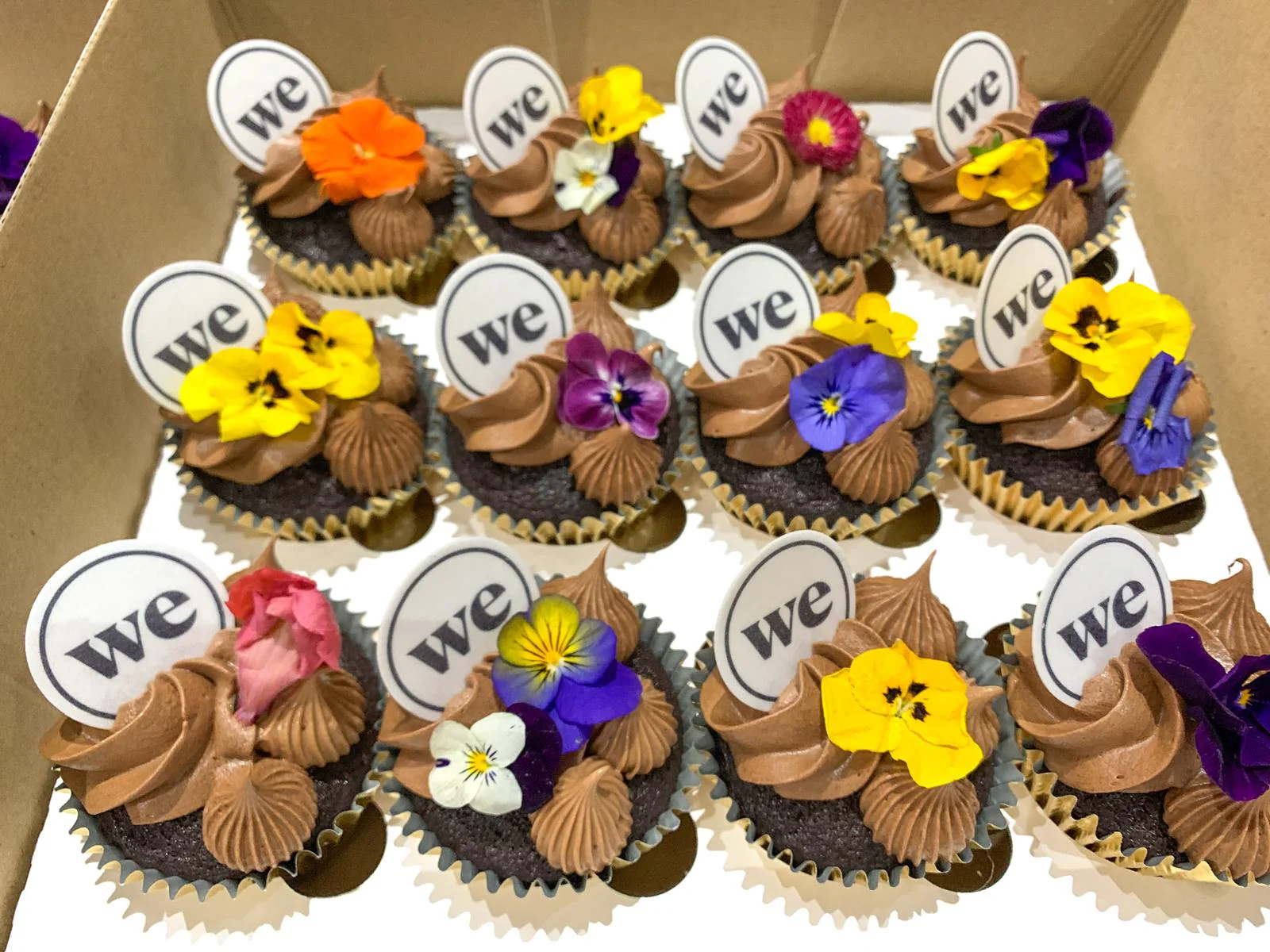 Logo Branded Floral Cupcakes - Image 9