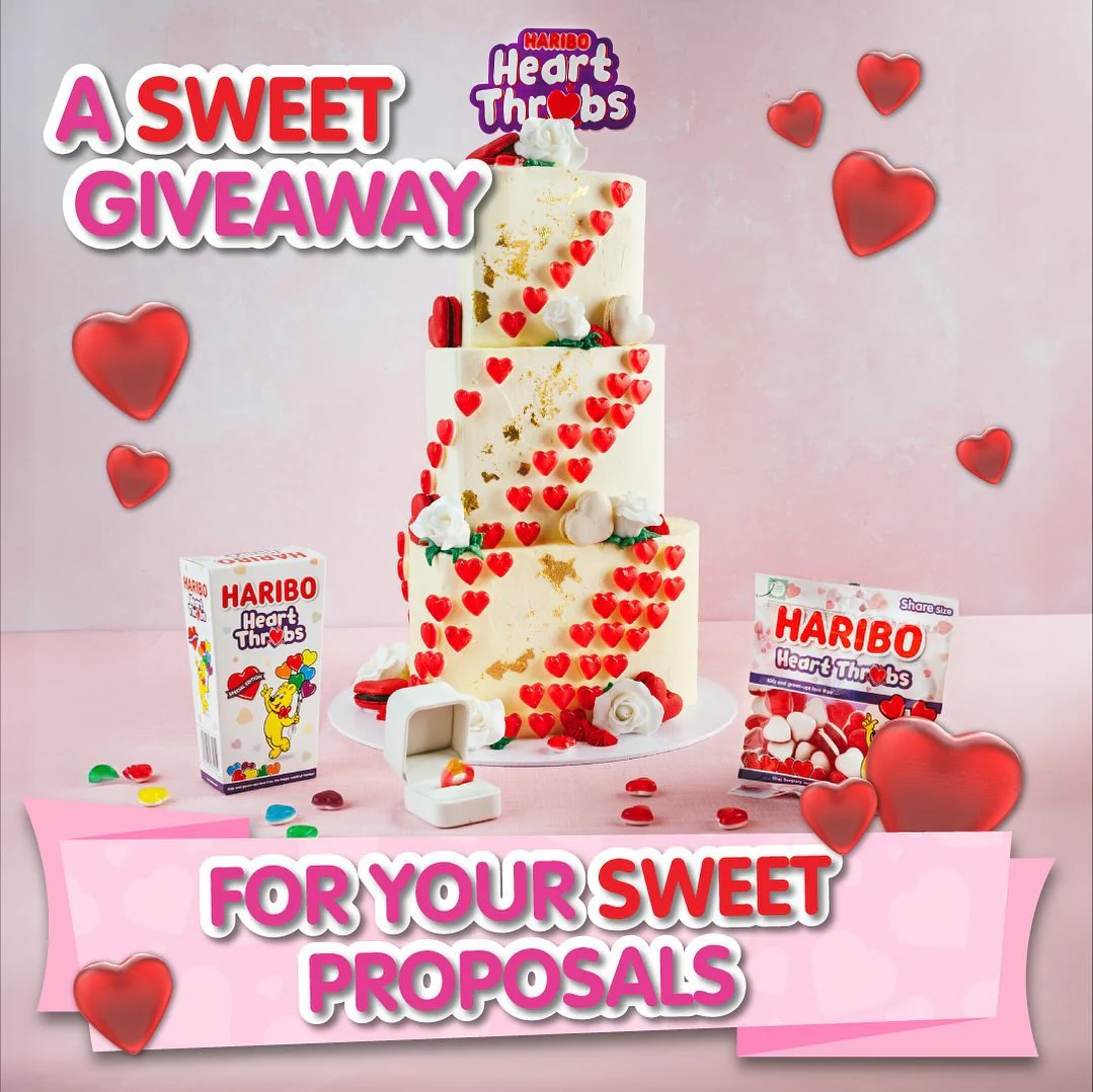 HARIBO Heart Throbs Wedding Cake