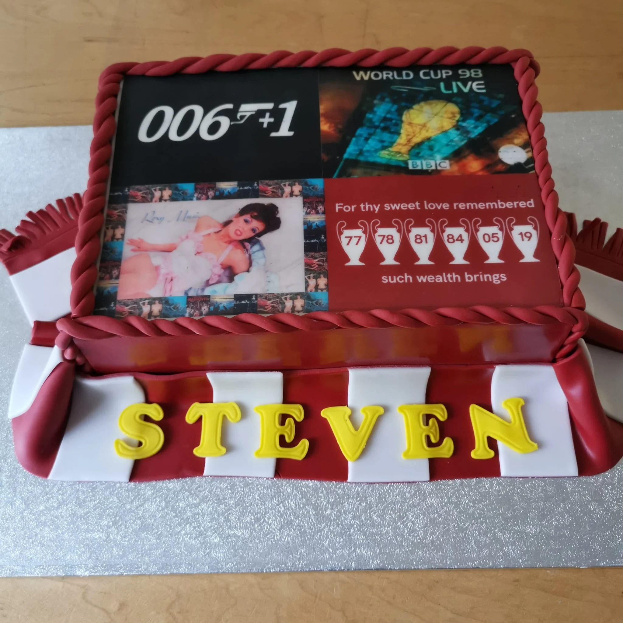 Large Rectangular Edible Image Cake (Feeds 48) - Image 3