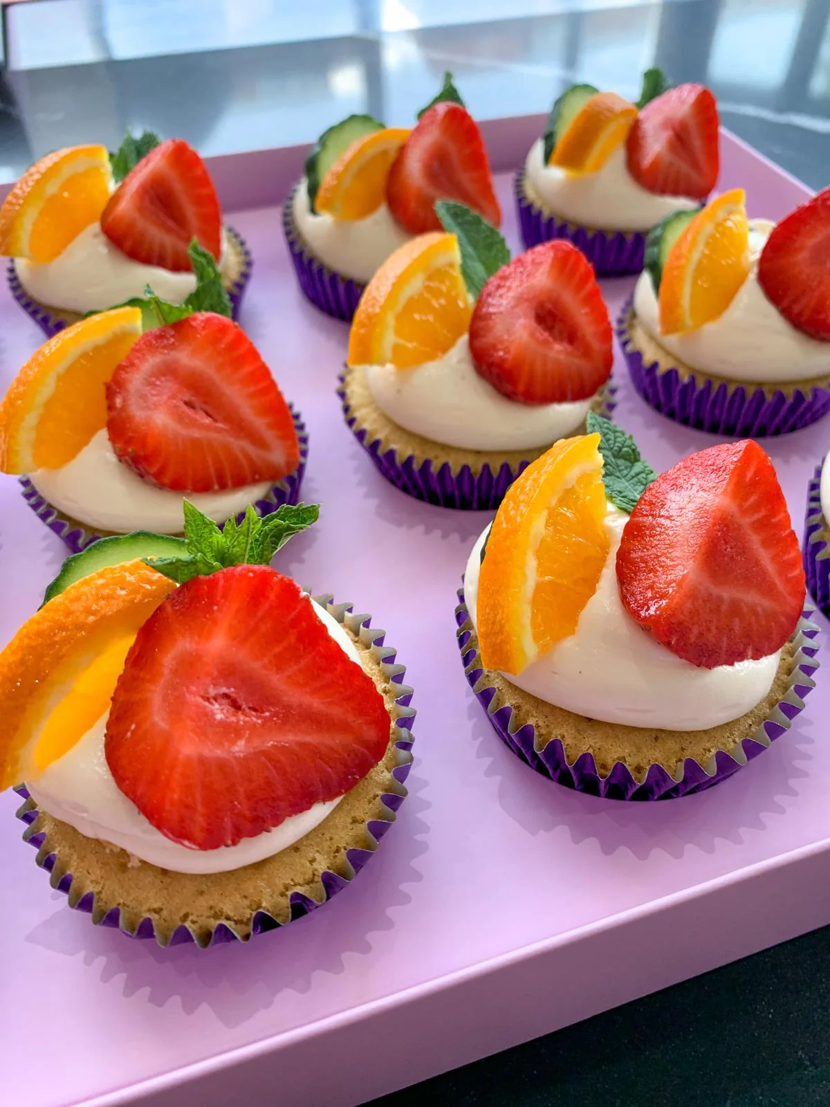 Pimms Inspired Cupcakes (non-alcoholic) - Image 4