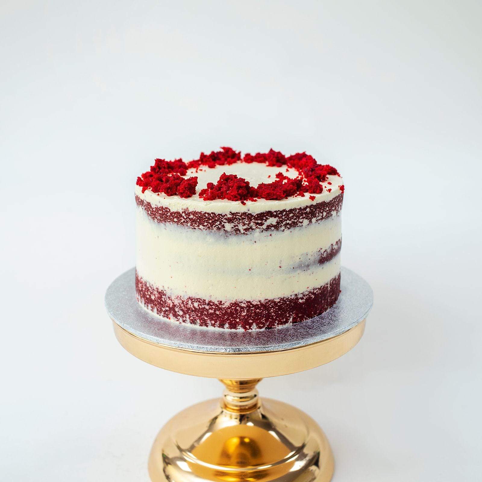 Semi Naked Red Velvet Cake