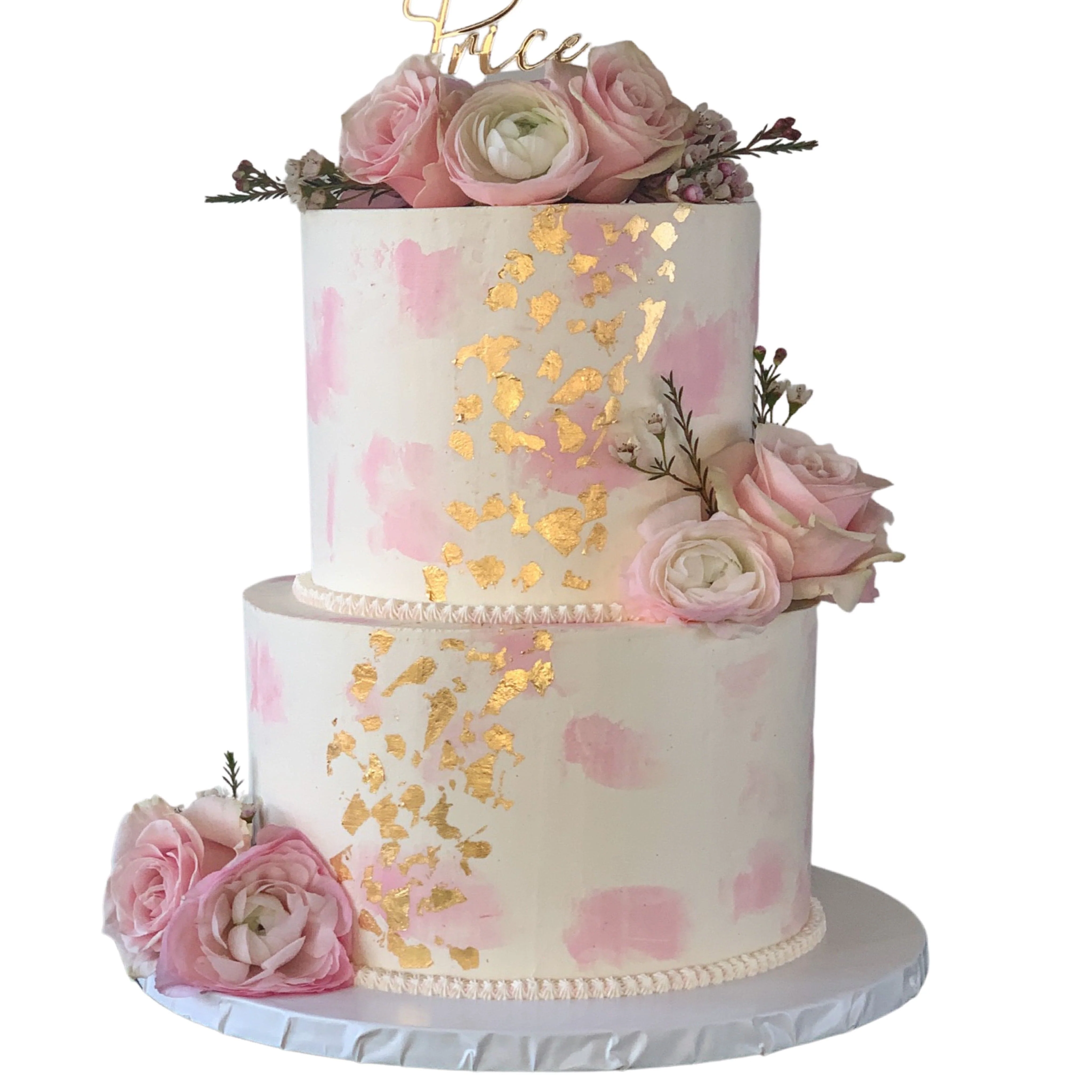 Watercolour to Canvas Wedding Cake - Image 6